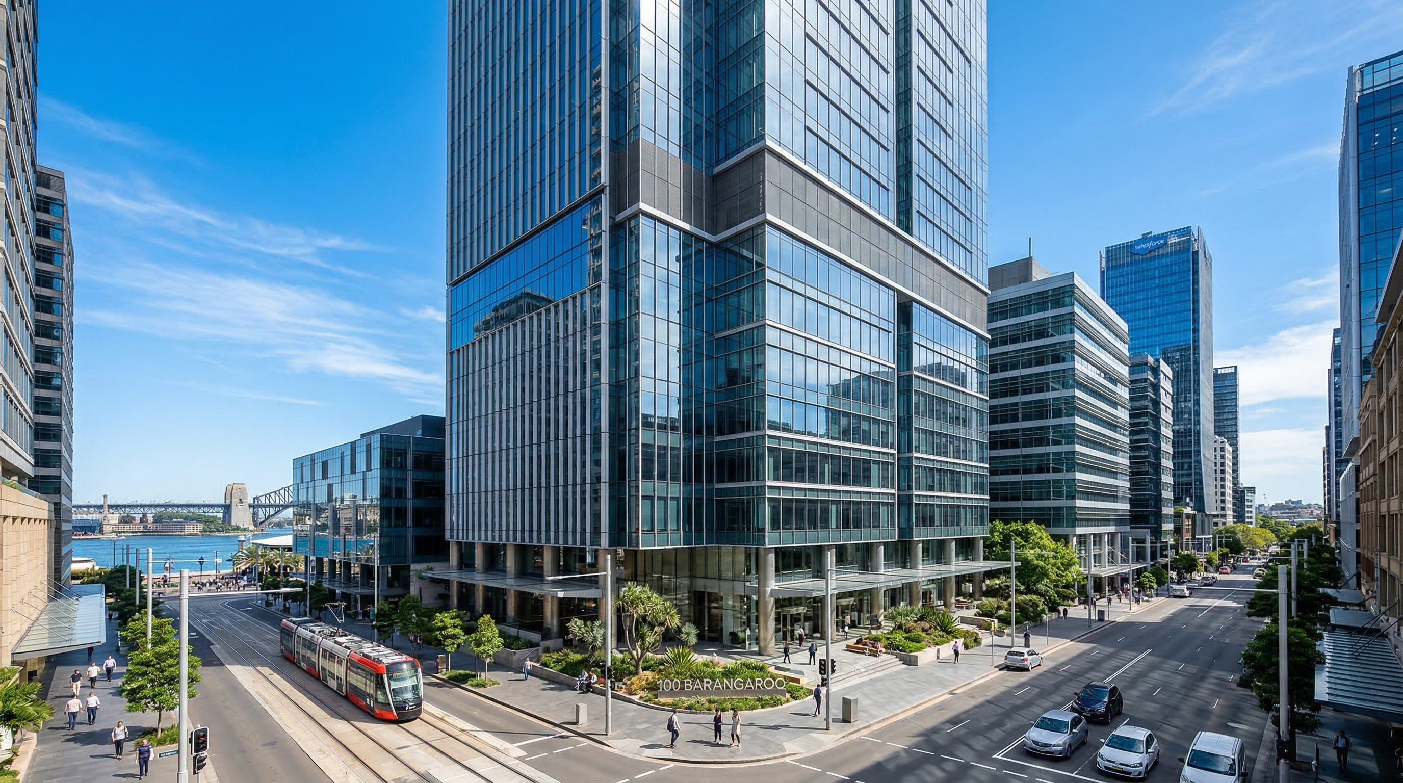 Modern commercial office building in Sydney CBD